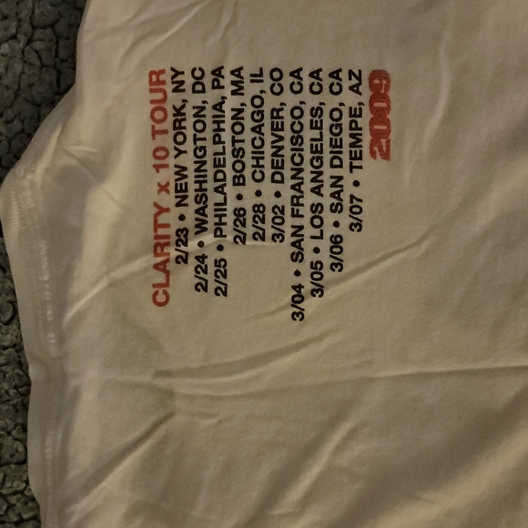 Jimmy Eat World Clarity anniversary tour t-shirt - Picture 2 of 2